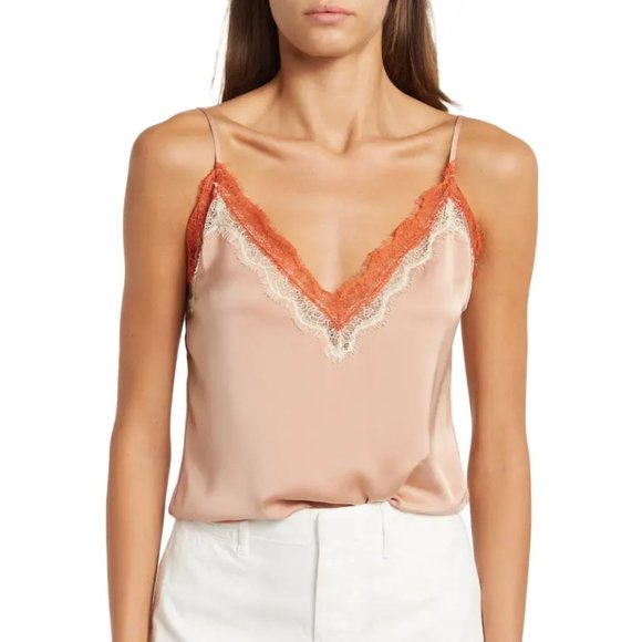NWT - RAMY BROOK- Perry Lace Trim Camisole - Picture 1 of 3